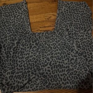 HEIMISH USA Gray Animal Print Pants